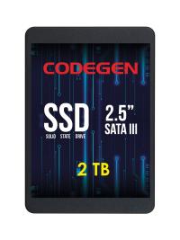 CODEGEN 2TB CDG-2TB-SSD25 560- 500MB/s SSD SATA-3  2.5" Disk